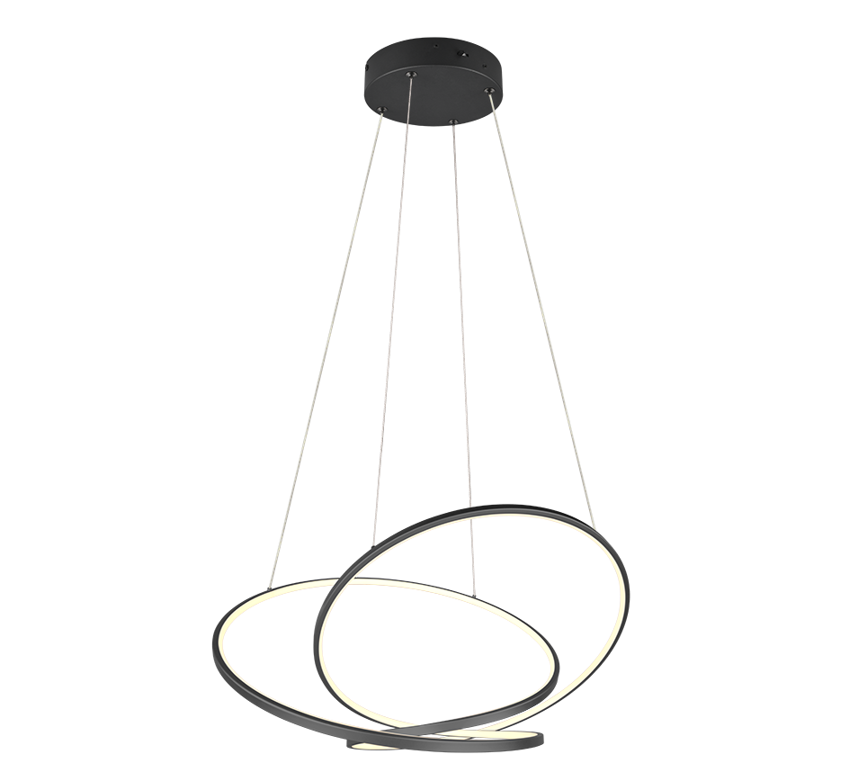 TRIO, Hanglamp, Darvin incl. 1x LED,SMD,52,0Watt,2300+3000+4000K,6